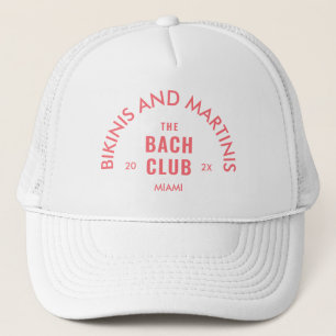 Rosa Bikinis Och Martinis The Bach Club Anpassad Keps