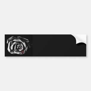 Rosa bildekal för gotisk vampyrsvart