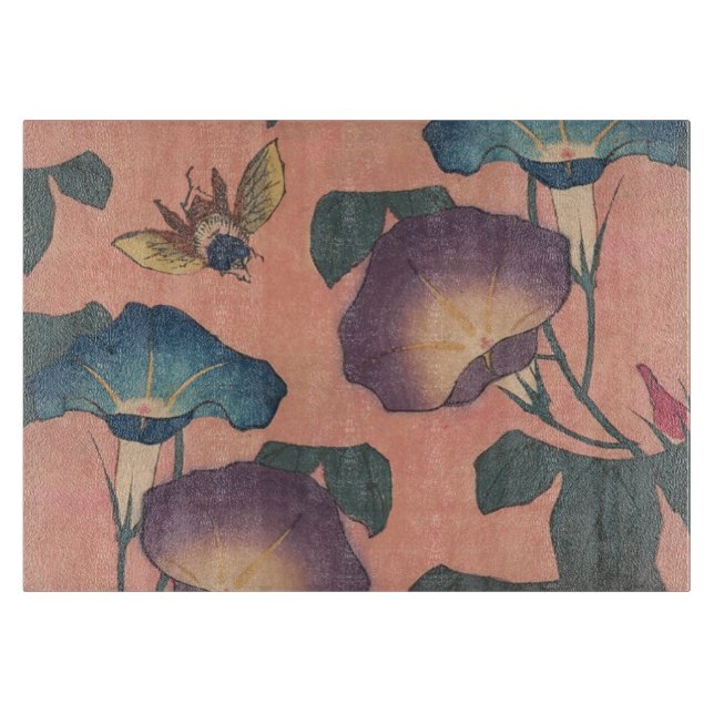 Rosa binbloms klassiska Hokusai-konst (Framsidan)