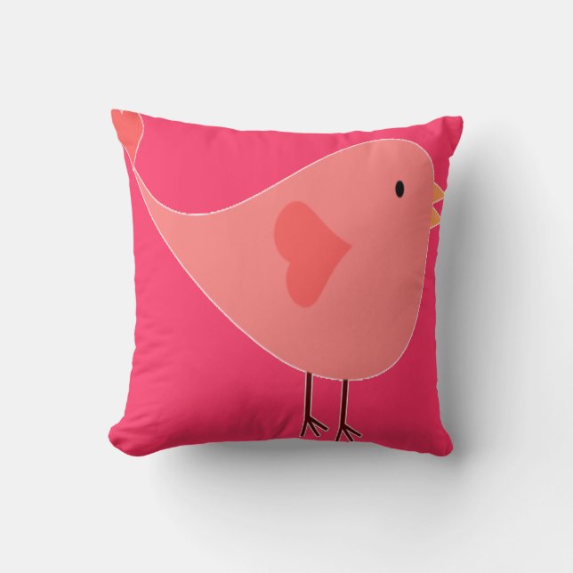 ROSA BIRD TOSS PILLOW - MIX OCH MATCH GIFTHOME KUDDE (Framsida)