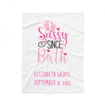 Rosa Birkeland Hearts Sassy sedan Baby vid födseln