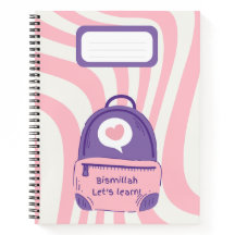 Rosa "Bismillah Let's Find!" Anteckningsbok