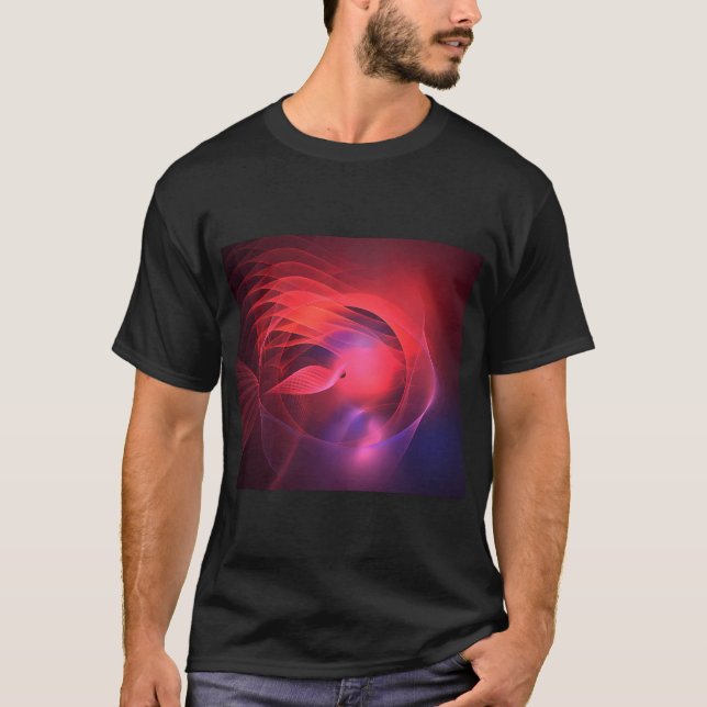 Rosa Blå Fisk T Shirt (Framsida)