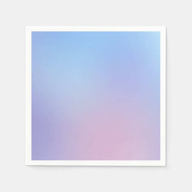 Rosa, Blå Pastell Gradient Ombre Effekt Telefonfod Pappersservett (Framsidan)