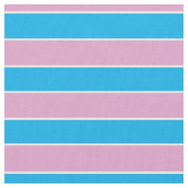 Rosa, blå, vita ränder tyg (Närbild)