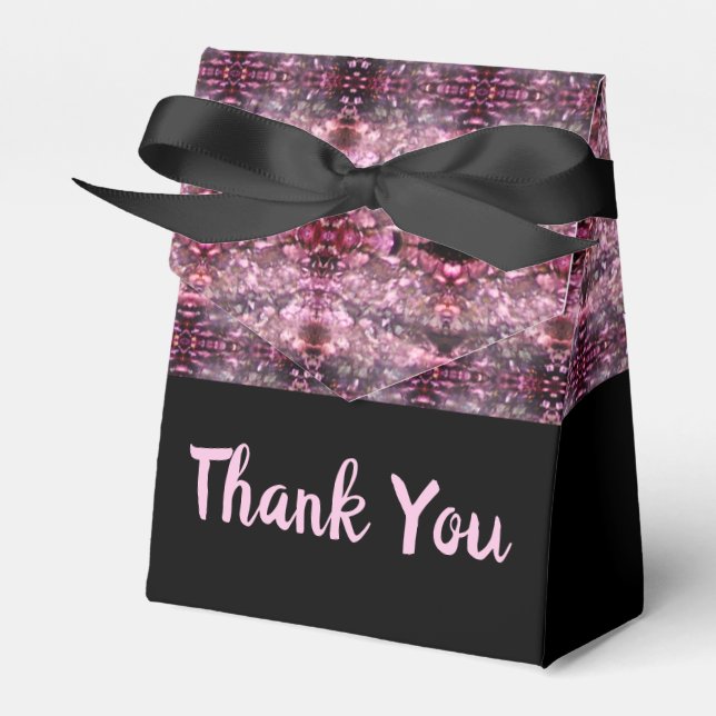 Rosa Black and Burgundy Presentaskar (Framsidan Sidan)