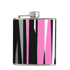 Rosa Black and White Abstrakt Fickplunta