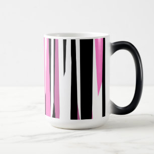 Rosa Black and White Magisk Mugg