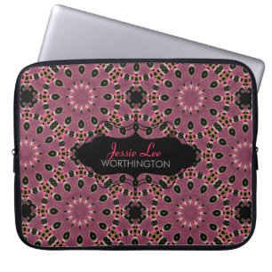 Rosa & Black Arabesque 'ish Laptop sleeve