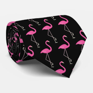 Rosa & Black Flamingo Tie Slips
