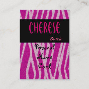 Rosa Black  för privat Namn-kort Visitkort