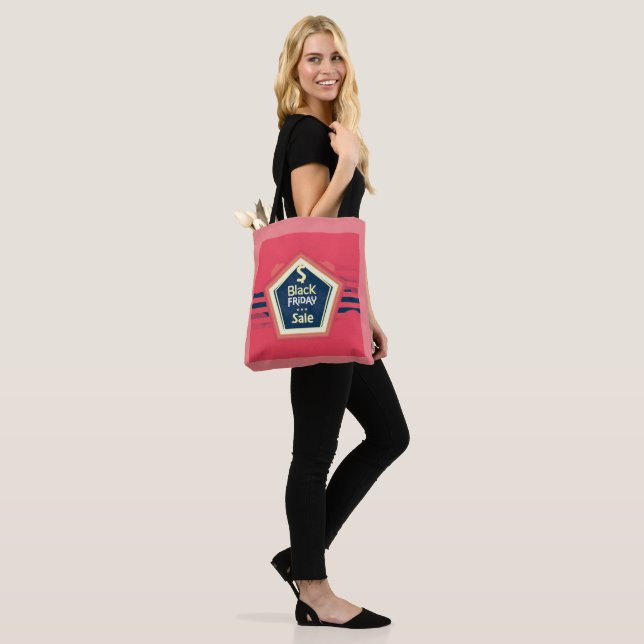 Rosa Black Friday-rea  Tygkasse (På modell)