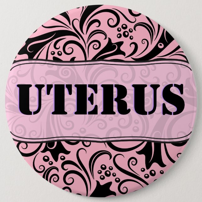 Rosa & Black-GOP Uterus Obsession- ProDemocratic Knapp (Framsida)