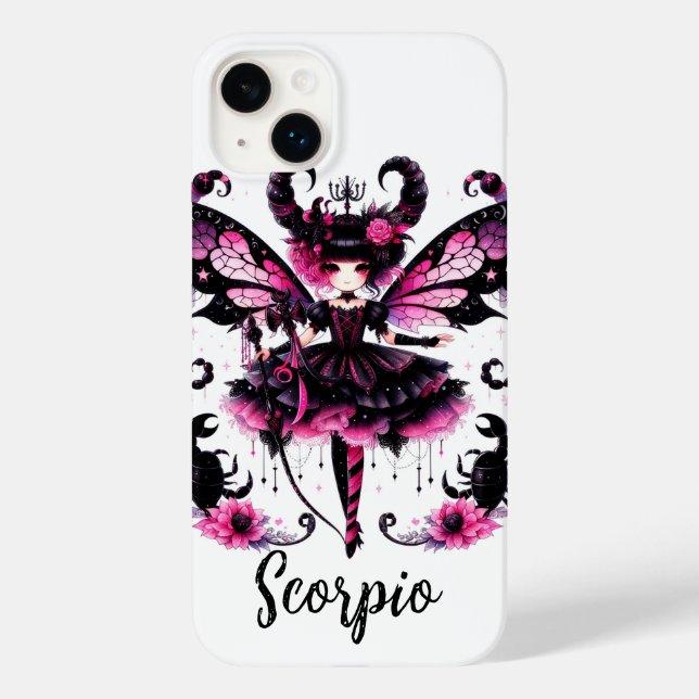 Rosa Black Gothic Fairy Scorpio Astrology Zodiac (Baksida)