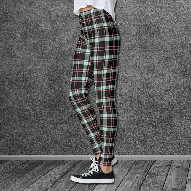 Rosa Black Grått Madras Play Leggings (Skapare uppladdad)