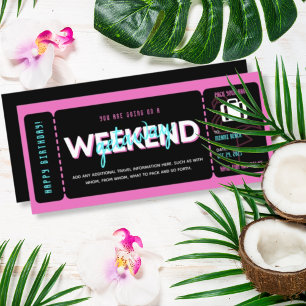 Rosa Black Helg Getaway Gift Voucher Biljett