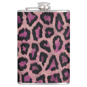 Rosa Black Leopard Animal Print Fickplunta
