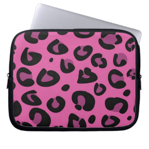 Rosa Black Leopard Cheetah Print Protective Fodral