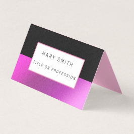 Rosa Black Luxury Visitkort