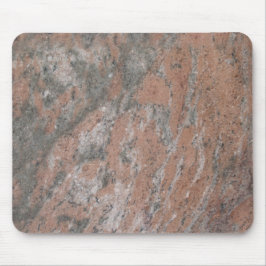 Rosa & Black Marble Swirled Mousepad Musmatta