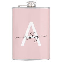  Rosa Black Monogram Girly Bachelorette Party