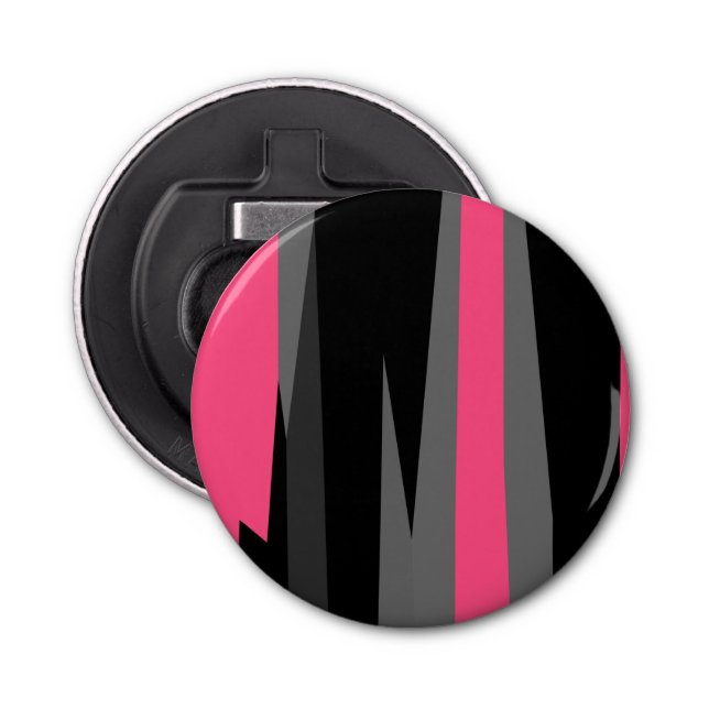 Rosa Black och Grått Flasköppnare (Framsidan)