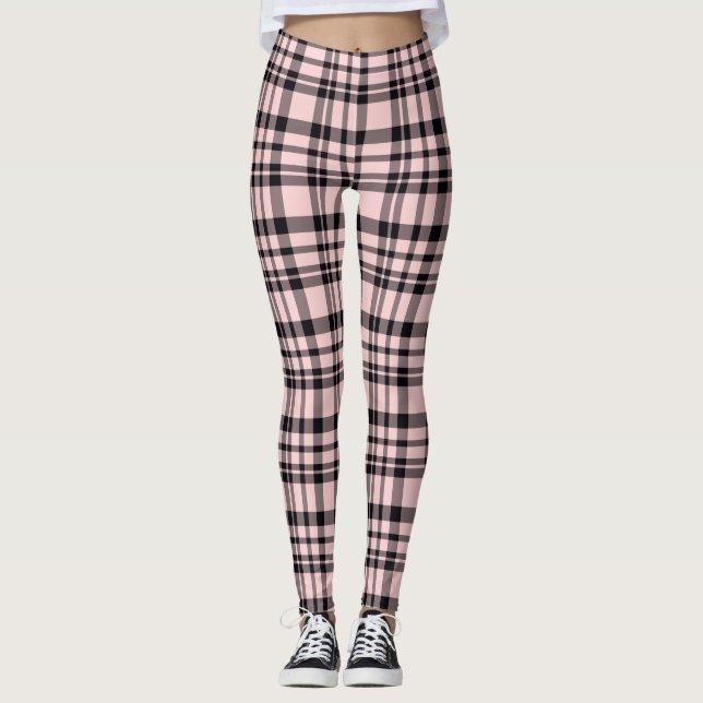 Rosa Black Play Women Leggings (Framsida)