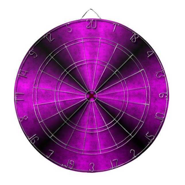 Rosa Black Rainbow i Elephant Skin Leather Optik Darttavla (Framsidan)