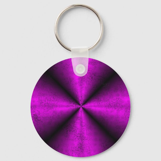 Rosa Black Rainbow i Elephant Skin Leather Optik Nyckelring (Framsida)