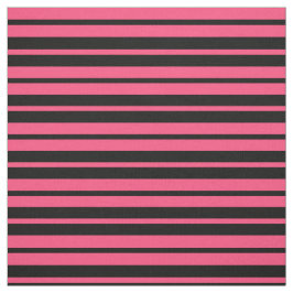 Rosa Black Rand Mönster Design Tyg