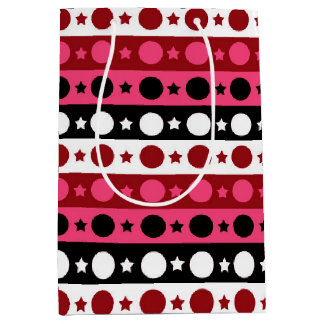 Rosa Black White Circle Stars Rand Design