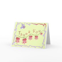  Rosa Bleeding Hjärttack, ditt kort