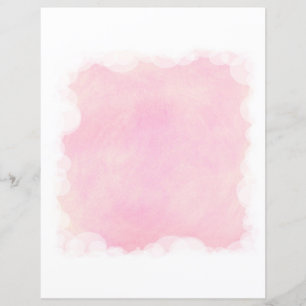 Rosa Blends White Clouds Baby Scrapbook Papper