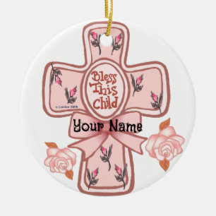 Rosa Bless The Child Christian Kor Ornament