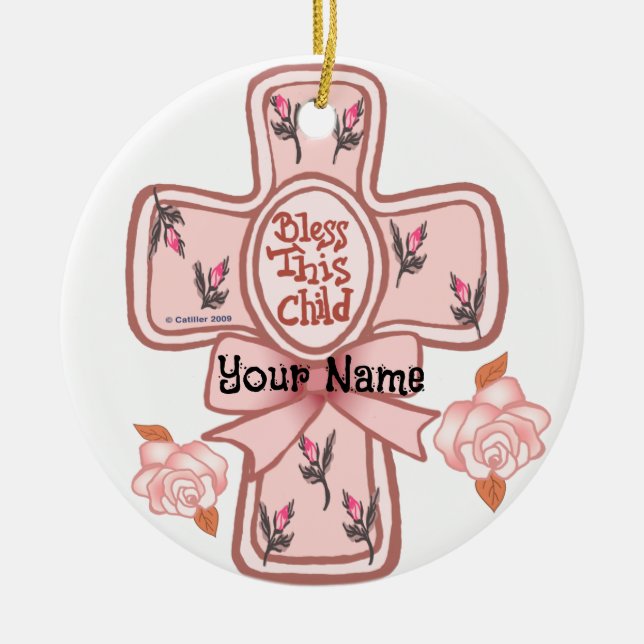 Rosa Bless The Child Christian Kor Ornament (Framsidan)