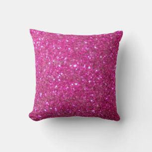 Rosa Bling, glänsande och mousserande Kudde