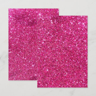Rosa Bling Tacksamhetskort Tack Kort