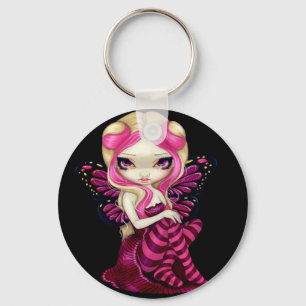 "Rosa blixt" Keychain Nyckelring
