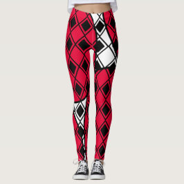 Rosa Blob Harlequin Leggings