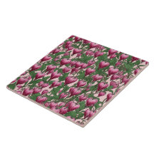 Rosa blödande hjärtblomma mönster