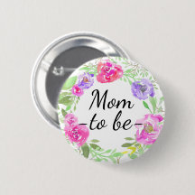 Rosa blom- mamma för vattenfärgpion som är baby