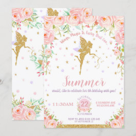 Rosa blom- nyckfullt för felika inbjudningar