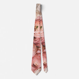 Rosa blom- professionellblommamönster slips