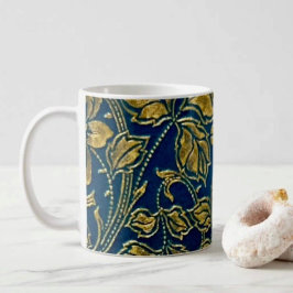 Rosa blomkaskad kaffemugg