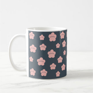 Rosa Blomkatt | Söt ansikte katt | blomkatt älskar Kaffemugg