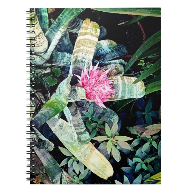 Rosa blomma anteckningsbok (Framsidan)