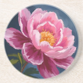 Rosa Blomma Blommig Akvarellmålning Underlägg