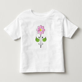Rosa blomma Blommönster Färgrik Unik T Shirt