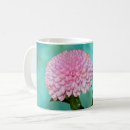 Rosa blomma kaffemugg