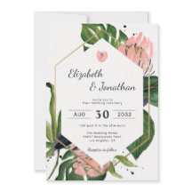 Rosa blomma och löv i den tropiska djungelns blomm